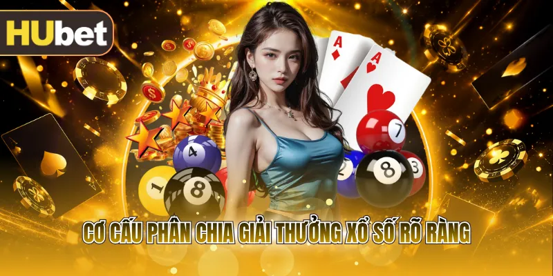 Cơ cấu phân chia giải thưởng xổ số rõ ràng